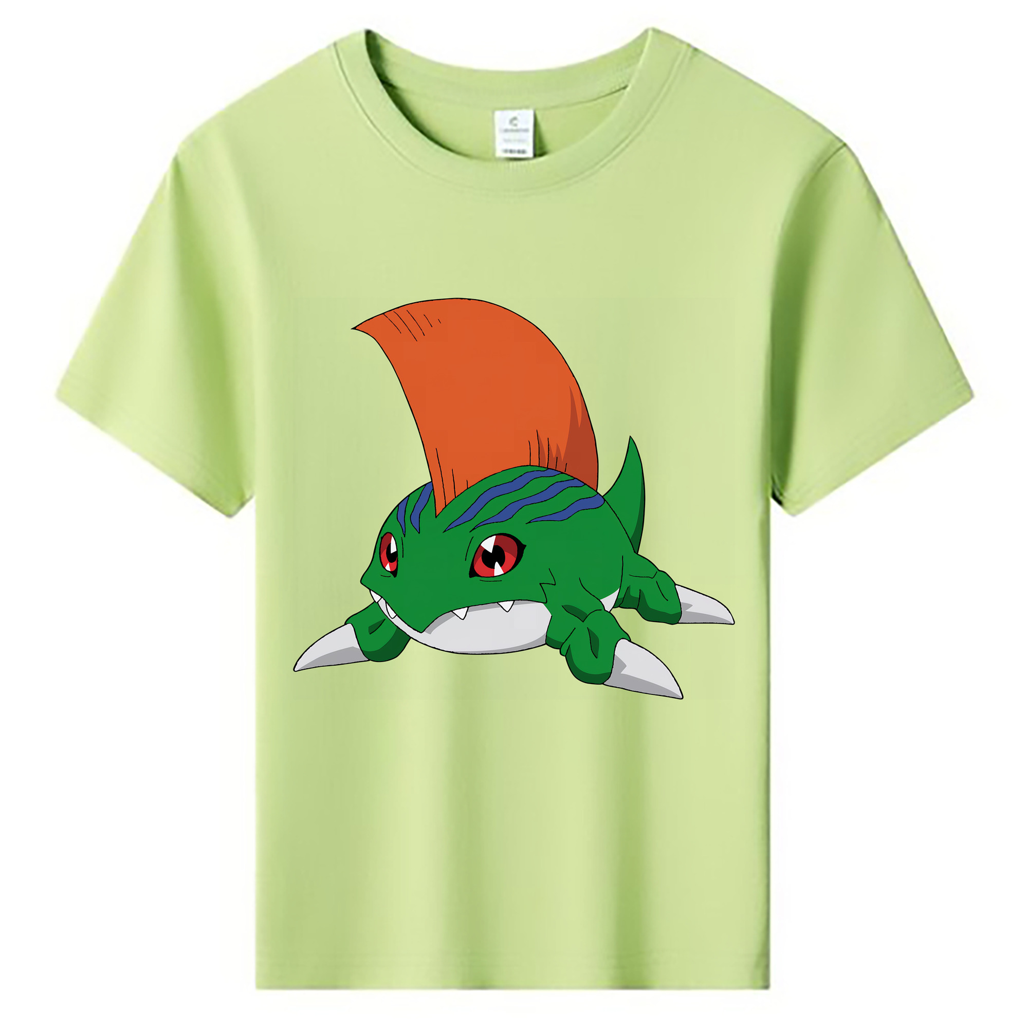 （画像用） Digimon デジタルモンスター/デジモン 綿100％キッズTシャツ（フロントプリント）